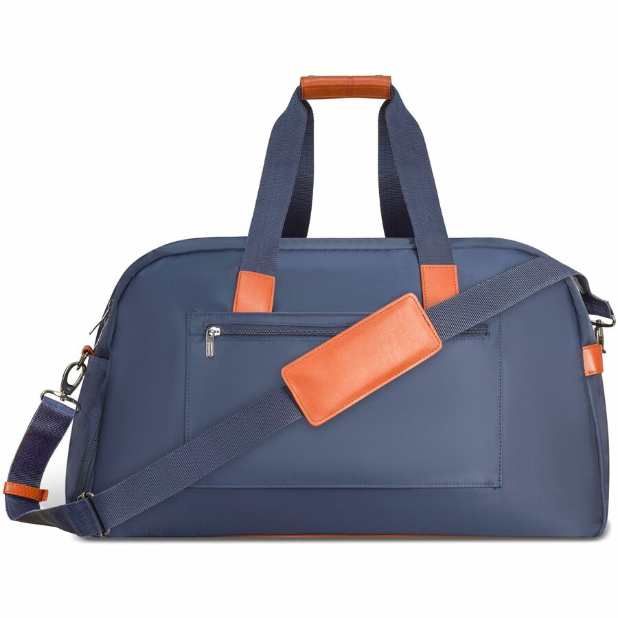 Rear Image for Champs Vintage Carrying Case (Duffel) for 11" to 15.6" Notebook, Tablet, Glasses, Travel, Shoes - Navy