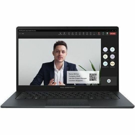 Front Image for Asus ExpertBook B1 B1403 B1403CVA-XS54 14" Notebook - Full HD - Intel Core i5 13th Gen i5-1335U - 16 GB - 512 GB SSD