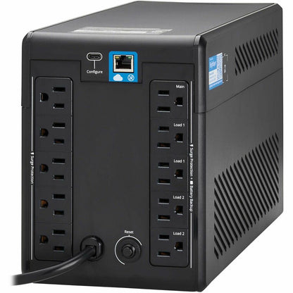 Alternate-Image2 Image for Eaton Tripp Lite Series 1000VA 600W 120V Line-Interactive Cloud-Connected UPS with Remote Monitoring - 10 NEMA 5-15R Outlets (5 Surge + 5 Surge and Battery Backup), LCD, 5-15P Plug, Tower