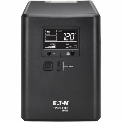 Front Image for Eaton Tripp Lite Series 1000VA 600W 120V Line-Interactive Cloud-Connected UPS with Remote Monitoring - 10 NEMA 5-15R Outlets (5 Surge + 5 Surge and Battery Backup), LCD, 5-15P Plug, Tower