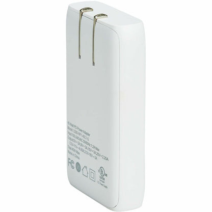 Alternate-Image5 Image for Eaton Tripp Lite Series 45W USB-C GaN Wall Charger - Ultra Slim, PD 3.0 Fast Charging, White