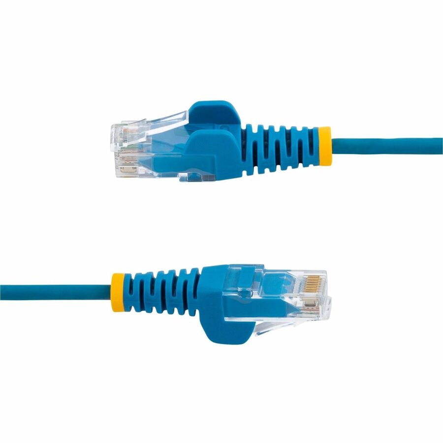 Alternate-Image8 Image for StarTech.com 25ft Blue Slim CAT6 Ethernet Cable, Slim Snagless RJ45, UTP, LSZH, 28AWG Bare Copper, Slim Network Patch Cord, Fluke Tested
