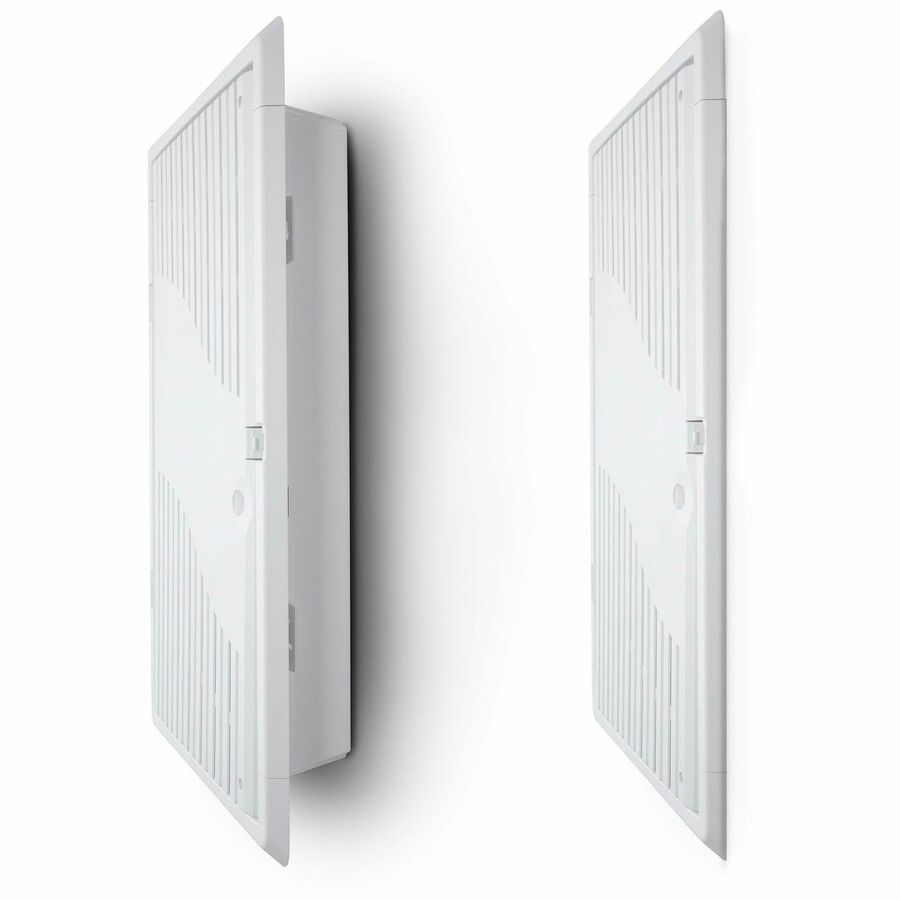 Alternate-Image3 Image for StarTech.com 28in Wall-Mount Media Enclosure, Cable Management Box for Network Distribution, Mounting Fixtures/Modules Included, White