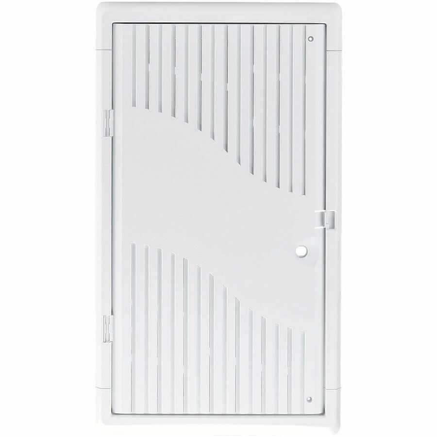 Alternate-Image2 Image for StarTech.com 28in Wall-Mount Media Enclosure, Cable Management Box for Network Distribution, Mounting Fixtures/Modules Included, White