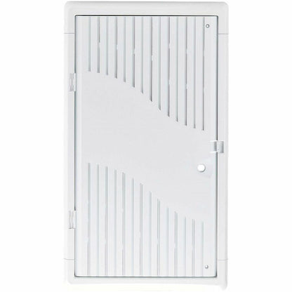 Alternate-Image2 Image for StarTech.com 28in Wall-Mount Media Enclosure, Cable Management Box for Network Distribution, Mounting Fixtures/Modules Included, White