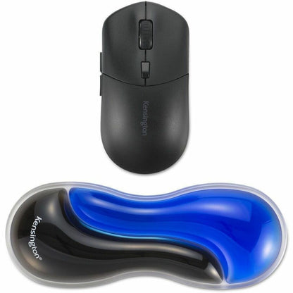 Alternate-Image1 Image for Kensington Slim Duo Gel Mouse/Trackball Wrist Rest - Blue