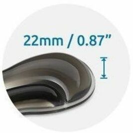 Alternate-Image8 Image for Kensington Slim Duo Gel Mouse/Trackball Wrist Rest - Gray