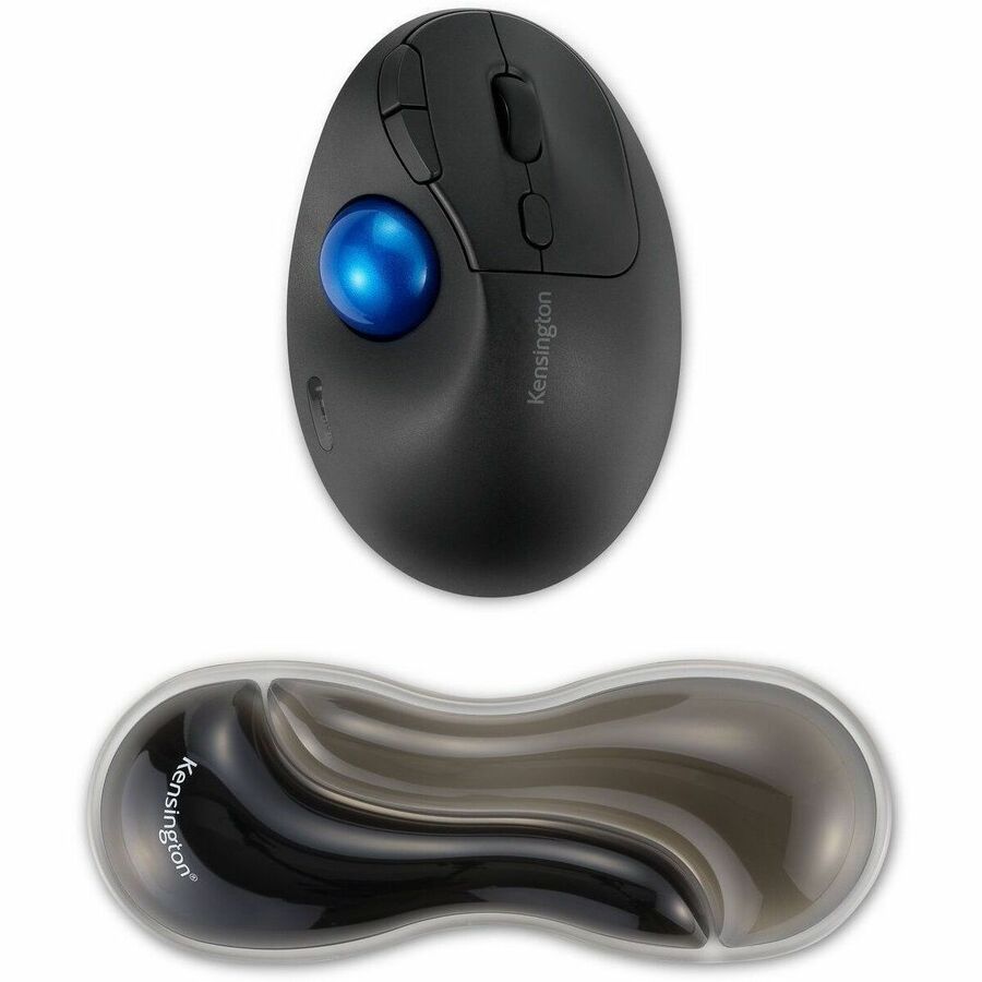 Alternate-Image2 Image for Kensington Slim Duo Gel Mouse/Trackball Wrist Rest - Gray