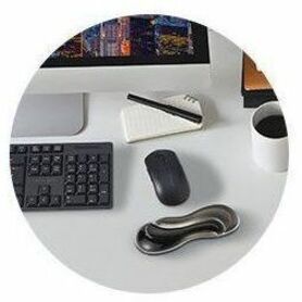Alternate-Image10 Image for Kensington Slim Duo Gel Mouse/Trackball Wrist Rest - Gray