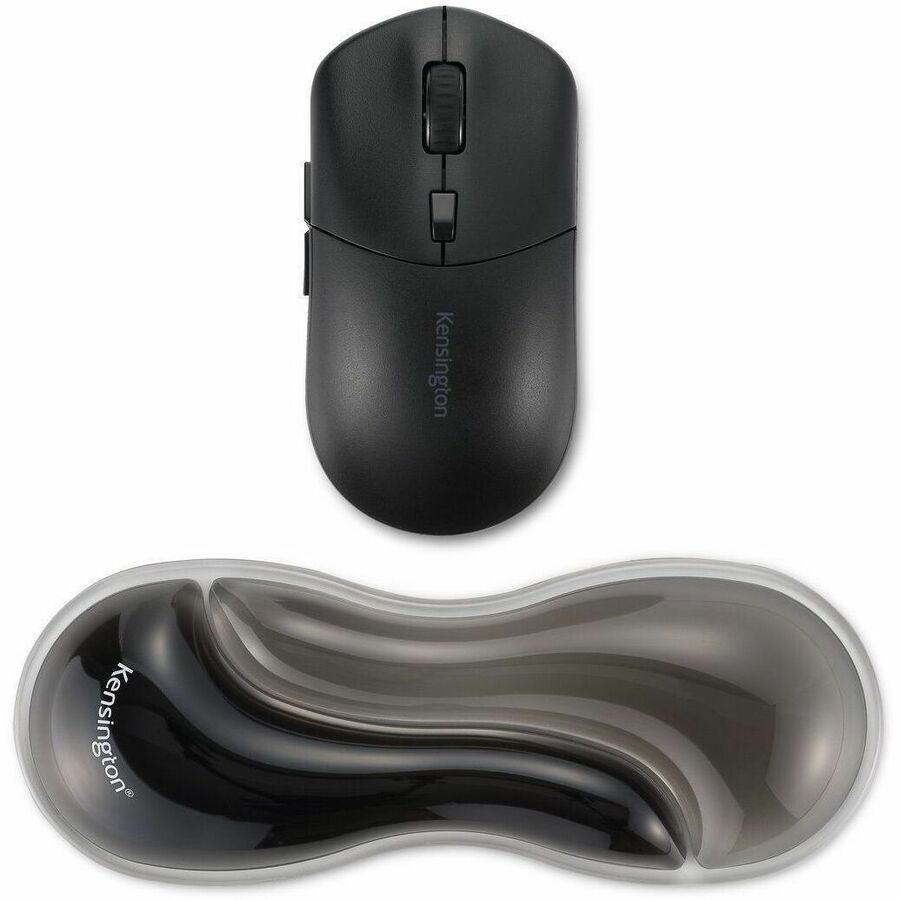 Alternate-Image1 Image for Kensington Slim Duo Gel Mouse/Trackball Wrist Rest - Gray