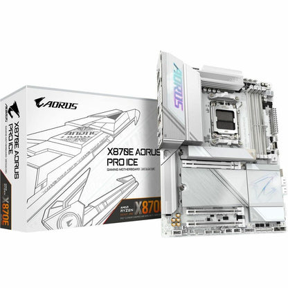 Alternate-Image3 Image for GIGABYTE Ultra Durable X870E AORUS PRO ICE Gaming Desktop Motherboard - AMD X870E Chipset - Socket AM5 - ATX