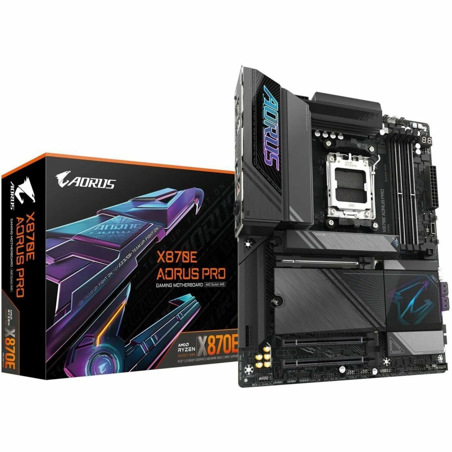 Main Image for GIGABYTE X870E PRO Gaming Desktop Motherboard - AMD X870E Chipset - Socket AM5 - ATX