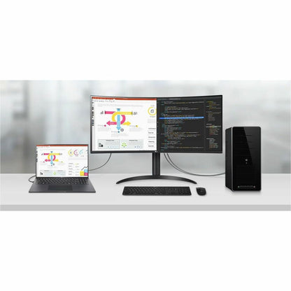 Alternate-Image6 Image for LG Ultrawide 34WR55QK-B 34" Class UW-QHD Curved Screen LCD Monitor - 21:9