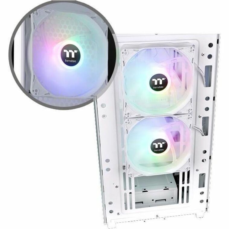 Alternate-Image3 Image for Thermaltake Versa H16 TG ARGB Snow Micro Tower Chassis