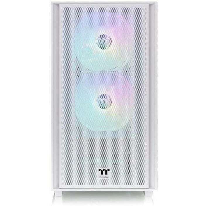 Front Image for Thermaltake Versa H16 TG ARGB Snow Micro Tower Chassis