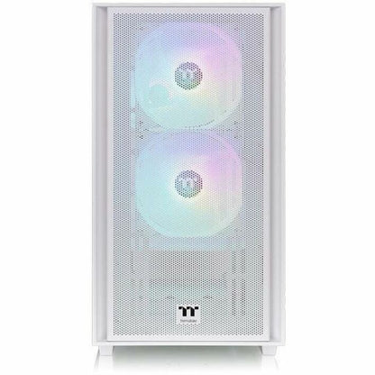 Front Image for Thermaltake Versa H16 TG ARGB Snow Micro Tower Chassis