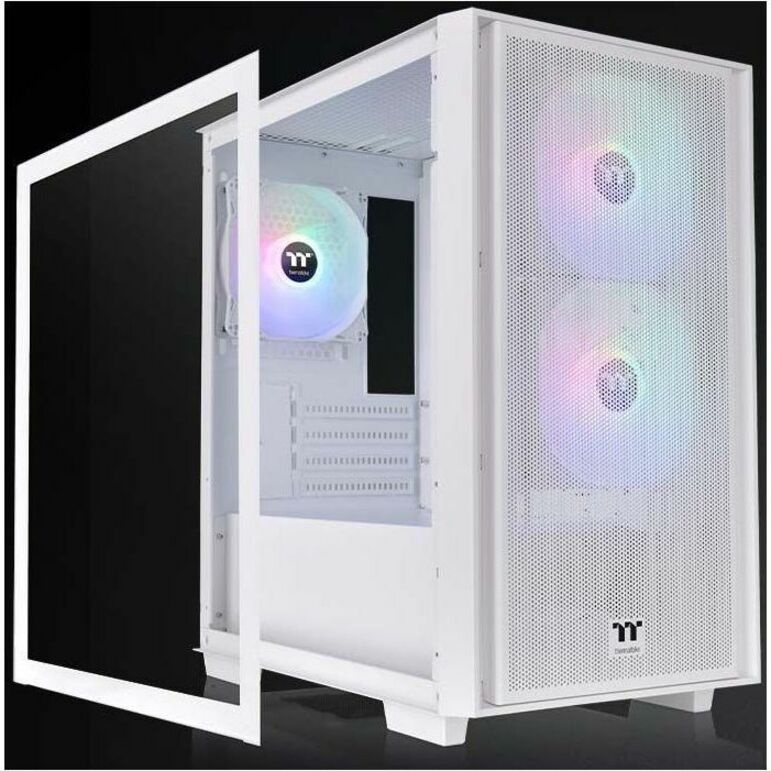 Alternate-Image5 Image for Thermaltake Versa H16 TG ARGB Snow Micro Tower Chassis