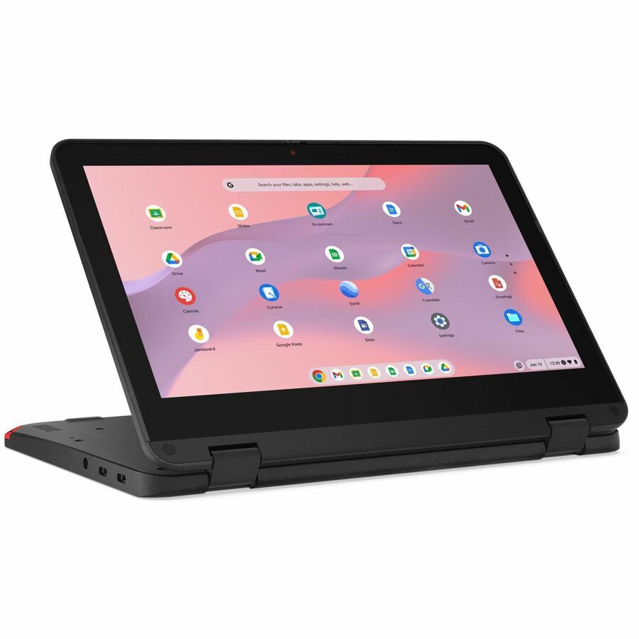 Alternate-Image3 Image for Lenovo 500e Chromebook Gen 4s 83L40001US 11.6" Touchscreen Convertible 2 in 1 Chromebook - HD - 60 Hz - Intel N-Series N100 - 8 GB - 64 GB Flash Memory - English Keyboard - Gray