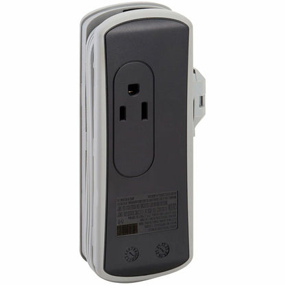 Alternate-Image3 Image for Eaton Tripp Lite Series Protect It! 2-Outlet Travel-Size Surge Protector - 5-15R Outlets, USB-C and USB-A Ports, 5-15P Input, Black