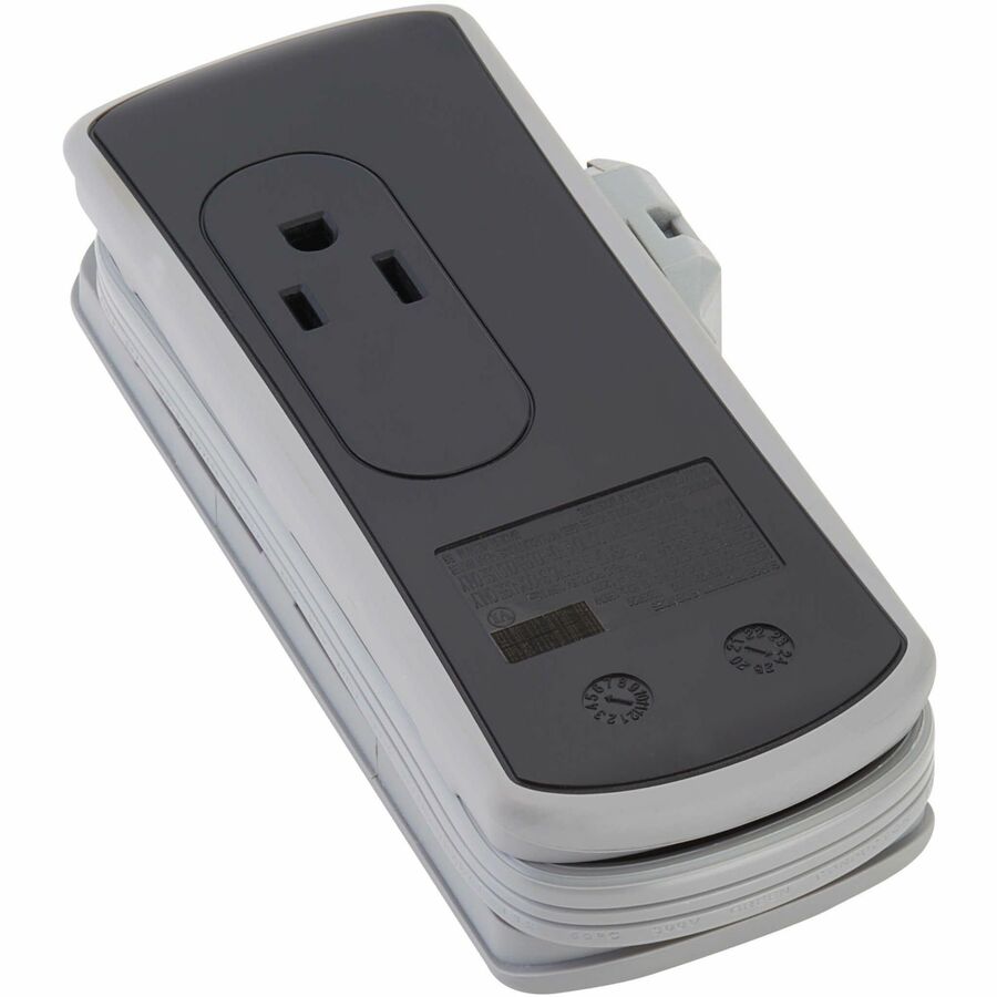 Alternate-Image10 Image for Eaton Tripp Lite Series Protect It! 2-Outlet Travel-Size Surge Protector - 5-15R Outlets, USB-C and USB-A Ports, 5-15P Input, Black