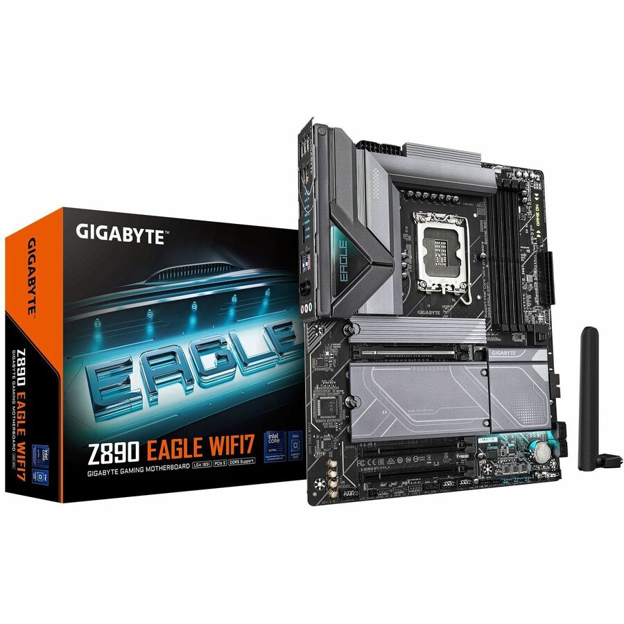 Alternate-Image3 Image for GIGABYTE Ultra Durable Z890 EAGLE WIFI7 Gaming Desktop Motherboard - Intel Z890 Chipset - Socket LGA-1851 - ATX