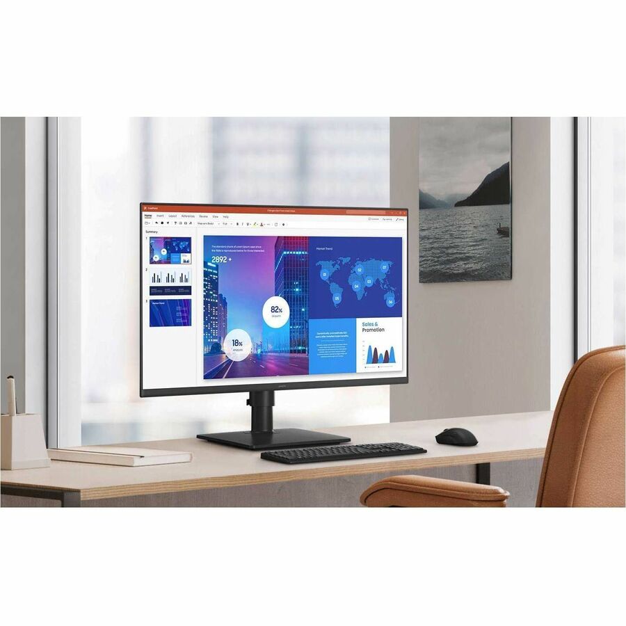 Alternate-Image3 Image for Samsung Essential S4 S27D402GAN 27" Class Full HD LCD Monitor - 16:9 - Black