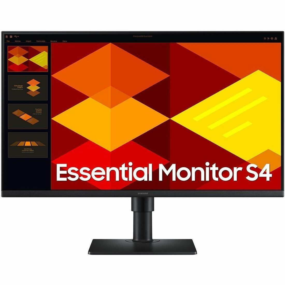 Main Image for Samsung Essential S4 S27D402GAN 27" Class Full HD LCD Monitor - 16:9 - Black
