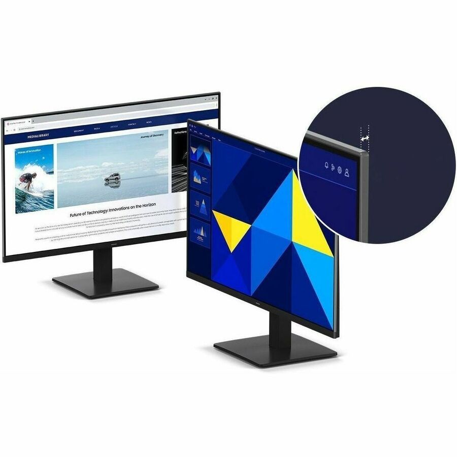 Alternate-Image5 Image for Samsung Essential S3 S27D304GAN 27" Class Full HD LCD Monitor - 16:9 - Black