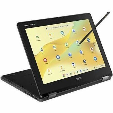 Right Image for Acer Chromebook Spin 512 R857TN R857TN-P5QA 12.2" Touchscreen Convertible 2 in 1 Chromebook - WUXGA - 60 Hz - Intel N-Series N250 - 8 GB - 64 GB Flash Memory - English (US) Keyboard - Black