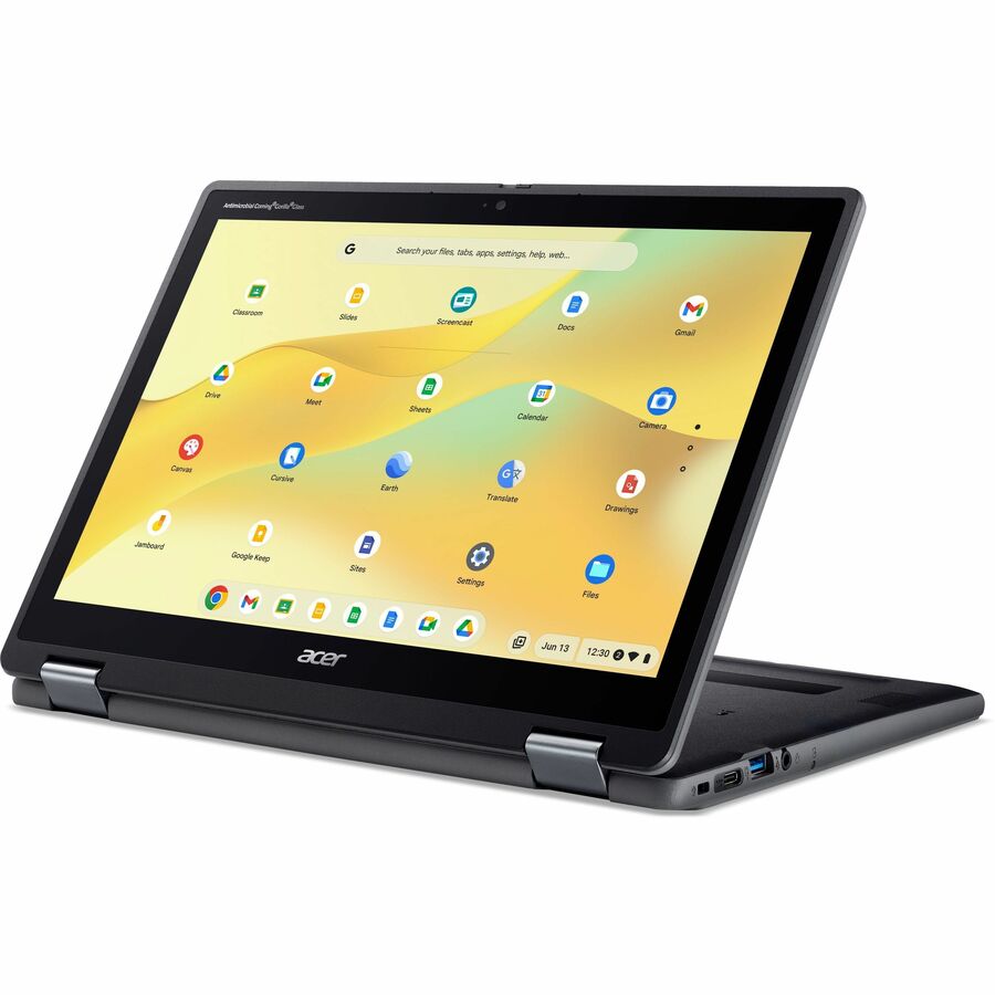 Alternate-Image5 Image for Acer Chromebook Spin 512 R857T R857T-C2Q8 12.2" Touchscreen Convertible 2 in 1 Chromebook - WUXGA - 60 Hz - Intel - 8 GB - 64 GB Flash Memory - English (US) Keyboard - Black