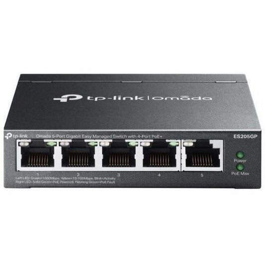 Main Image for TP-Link Omada 5-Port Gigabit Easy Managed Switch with 4-Port PoE+