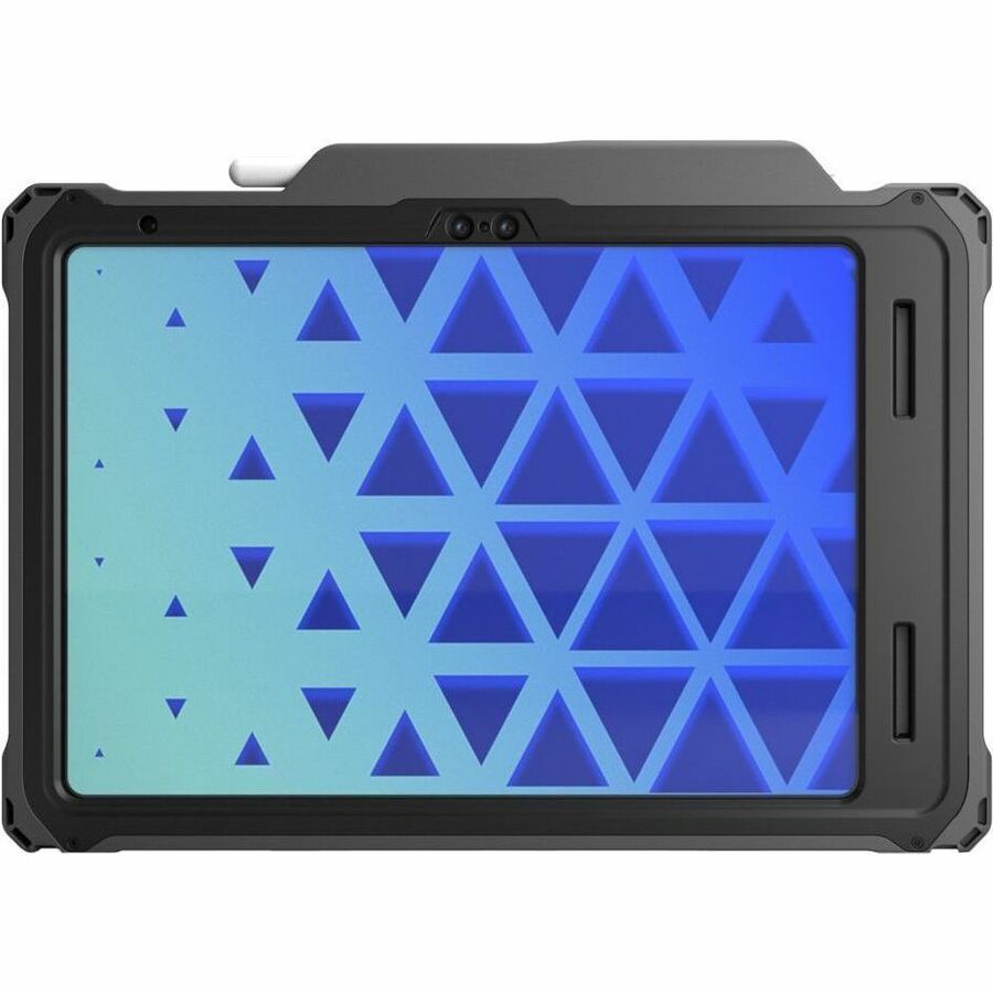 Rear Image for MAXCases Shield Extreme-X2 for iPad 10 10.9" w/3.5 mm Adapter and Tamper-Resistant Design (2022) (Black Bezel-Gray Case)