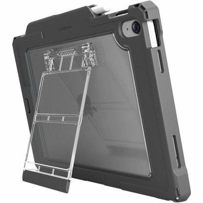 Alternate-Image6 Image for MAXCases Shield Extreme-X2 for iPad 10 10.9" w/3.5 mm Adapter and Tamper-Resistant Design (2022) (Black Bezel-Gray Case)