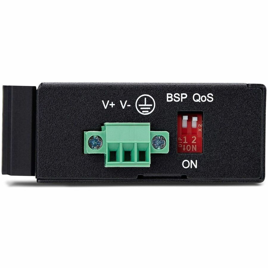 Alternate-Image6 Image for StarTech 5-Port Unmanaged Industrial Network Switch, 10/100/1000 Ethernet, DIN Rail/Wall-Mount, IP30 Rated, -40F-167F, 9~60V DC, TAA