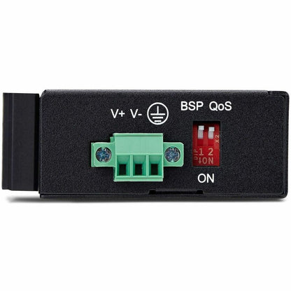 Alternate-Image6 Image for StarTech 5-Port Unmanaged Industrial Network Switch, 10/100/1000 Ethernet, DIN Rail/Wall-Mount, IP30 Rated, -40F-167F, 9~60V DC, TAA