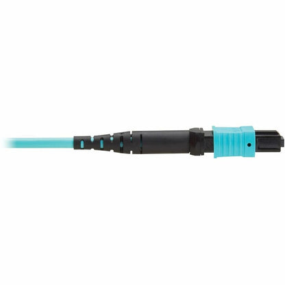 Alternate-Image4 Image for Eaton Tripp Lite Series 100G Multimode 50/125 OM4 Fiber Optic Cable (12F MPO/MPO-PC F/F), Type-A Polarity, OFNP, Aqua, 2 m (6.6 ft.), TAA