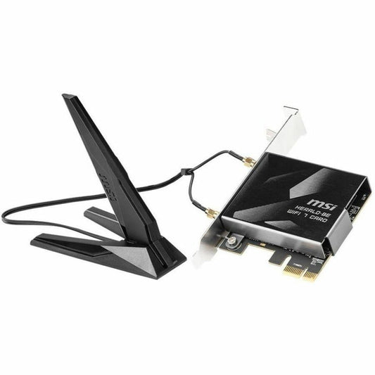 Main Image for MSI HERALD-BE IEEE 802.11be Bluetooth 5.4 Tri Band Wi-Fi/Bluetooth Combo Adapter