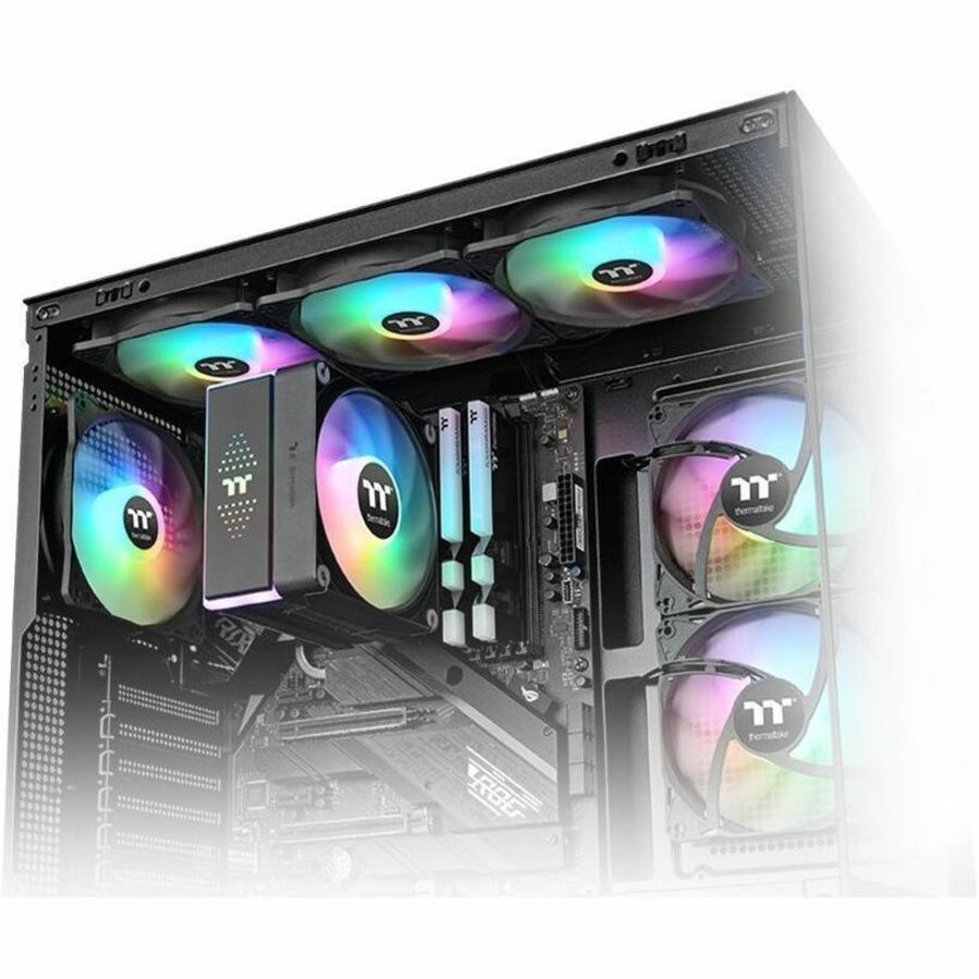 Alternate-Image1 Image for Thermaltake LE120 ARGB Sync PC Cooling Fan (3-Fan Pack)