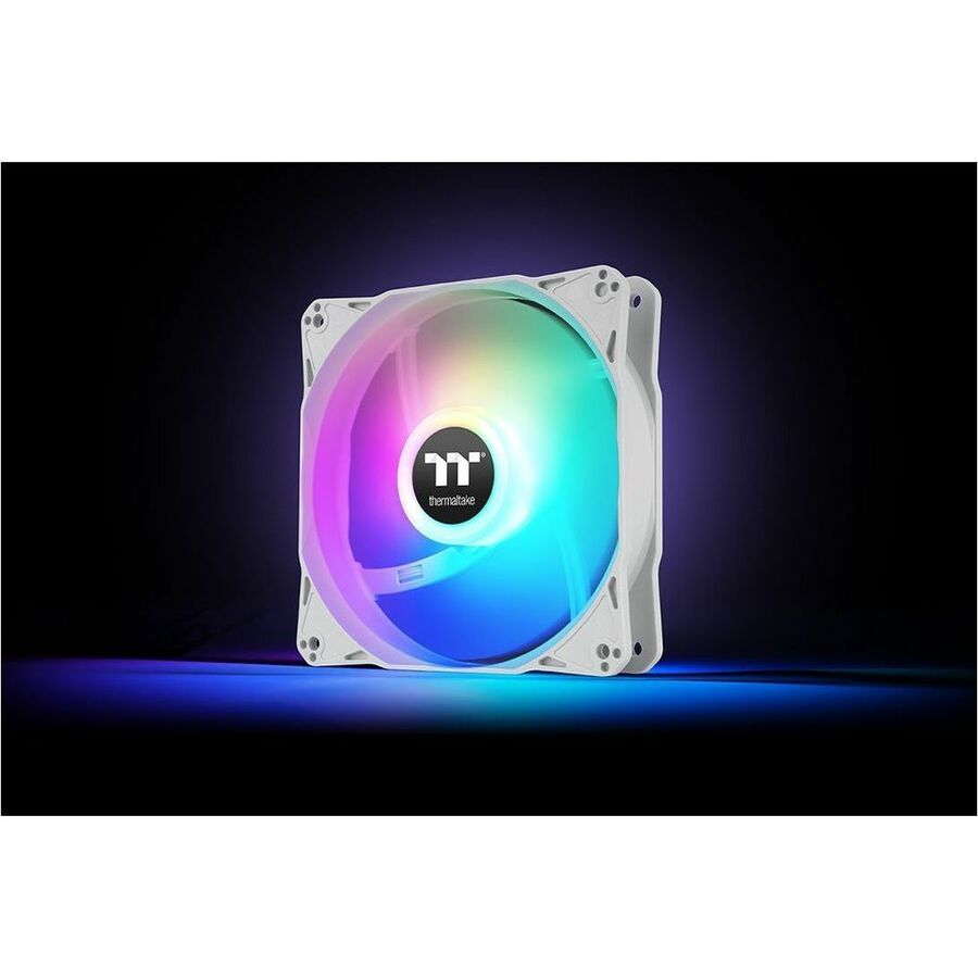 Alternate-Image8 Image for Thermaltake LE120 ARGB Sync PC Cooling Fan White (3-Fan Pack)