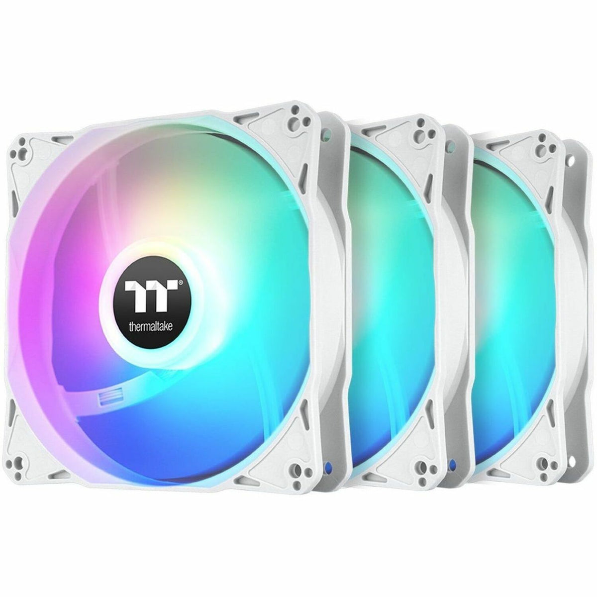 Main Image for Thermaltake LE120 ARGB Sync PC Cooling Fan White (3-Fan Pack)