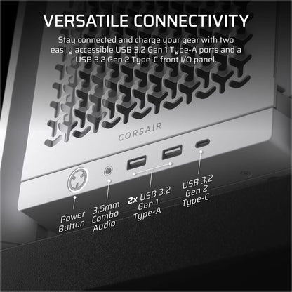 Alternate-Image9 Image for Corsair FRAME 4000D Modular Mid-Tower PC Case - White