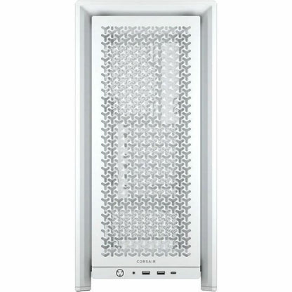 Front Image for Corsair FRAME 4000D Modular Mid-Tower PC Case - White