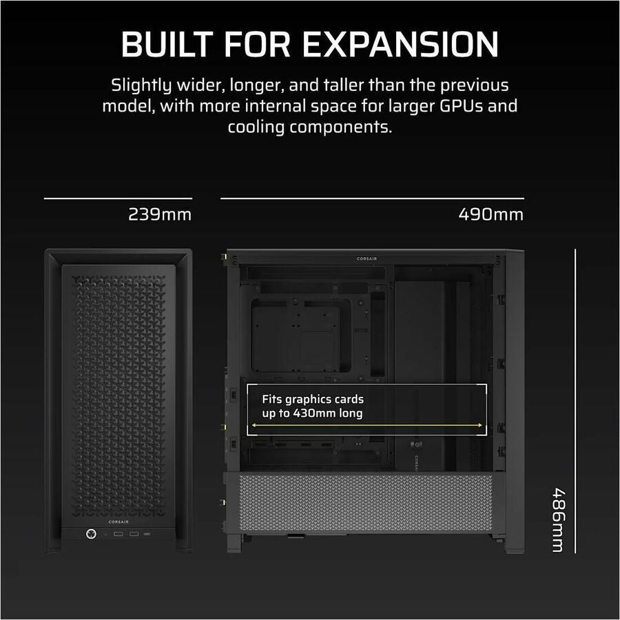 Alternate-Image5 Image for Corsair FRAME 4000D Modular Mid-Tower PC Case