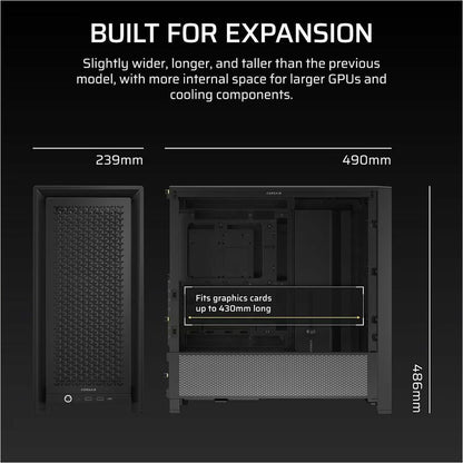 Alternate-Image5 Image for Corsair FRAME 4000D Modular Mid-Tower PC Case