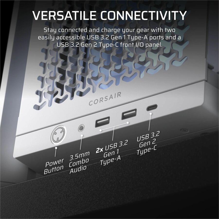 Alternate-Image4 Image for Corsair FRAME 4000D RS ARGB Modular Mid-Tower PC Case - White