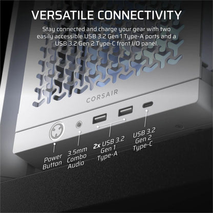 Alternate-Image4 Image for Corsair FRAME 4000D RS ARGB Modular Mid-Tower PC Case - White