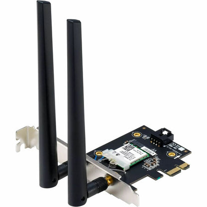 Left Image for Asus PCE-BE6500 IEEE 802.11be Bluetooth 5.4 Tri Band Wi-Fi/Bluetooth Combo Adapter for Desktop Computer, Motherboard -TAA-compliant