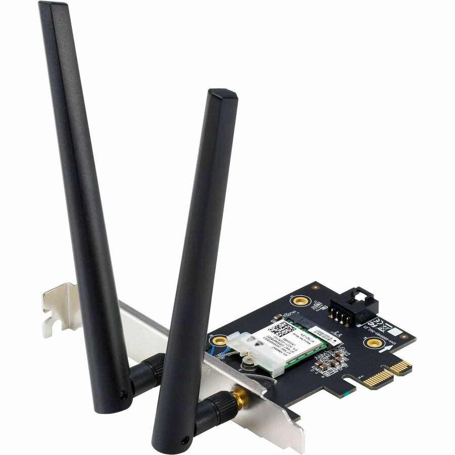Alternate-Image1 Image for Asus PCE-BE6500 IEEE 802.11be Bluetooth 5.4 Tri Band Wi-Fi/Bluetooth Combo Adapter for Desktop Computer, Motherboard -TAA-compliant
