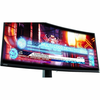 Alternate-Image5 Image for MSI MPG 491CQPX QD-OLED 49" Class Dual Quad HD (DQHD) Curved Screen Gaming OLED Monitor - 32:9 - Metallic Black