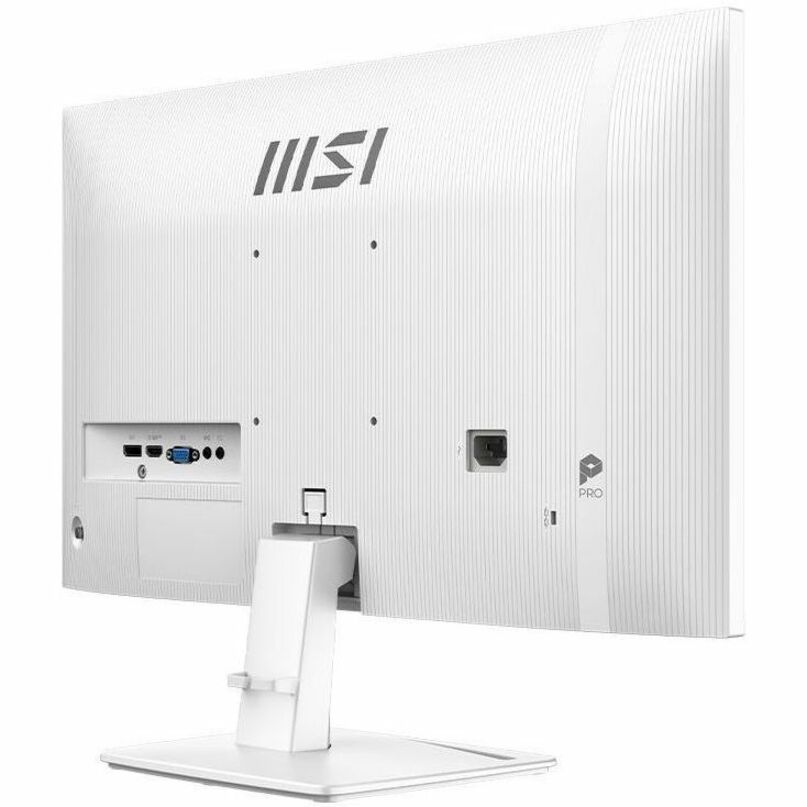 Alternate-Image2 Image for MSI PRO MP251W E2 - PROMP251WE2 - Business Productivity Monitor - 24.5" IPS 120Hz Adaptive-Sync Display - HDMI - DisplayPort